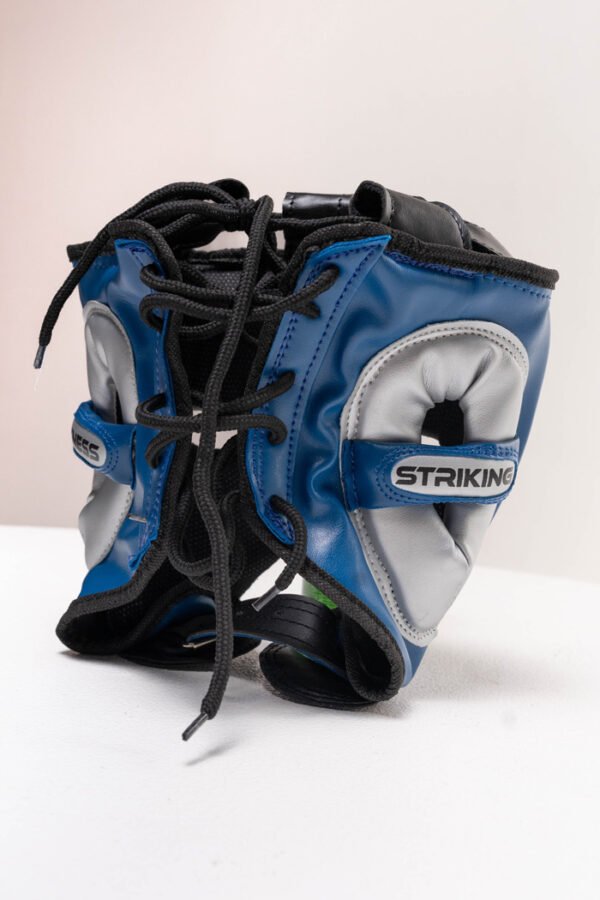 Casco de Boxeo con Pómulo Sintético Azul - Image 2