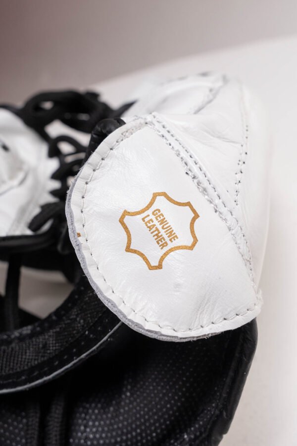 Casco de Boxeo con Barra cuero Blanco - Image 4