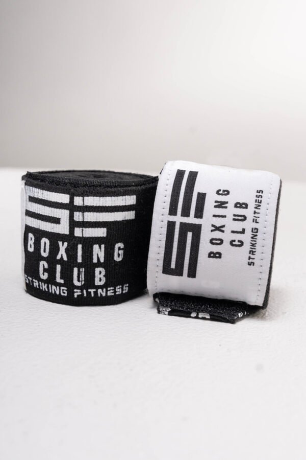 Vendas de Boxeo o Handwraps 4,5 marcadas Negro